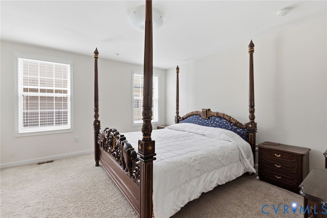 3931 Liesfeld Place, West Broad Village, Henrico, VA 23060 Neutral wall paint with carpet flooring