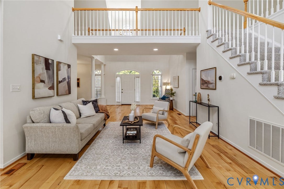 14460 Woodleigh Drive, Chester, VA 23831 Hardwood Floors have just been re-finished.