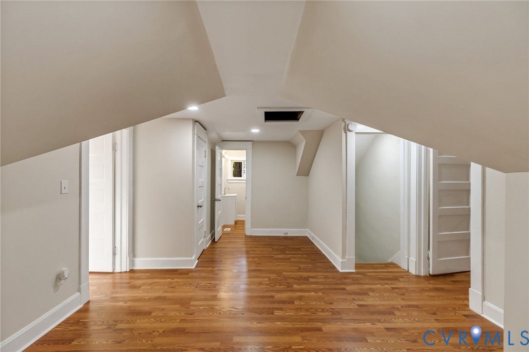 12105 Mathenay Drive, Mathenay, Chesterfield, VA 23831 Wood-finish flooring, white walls, recessed lighting, and white trim