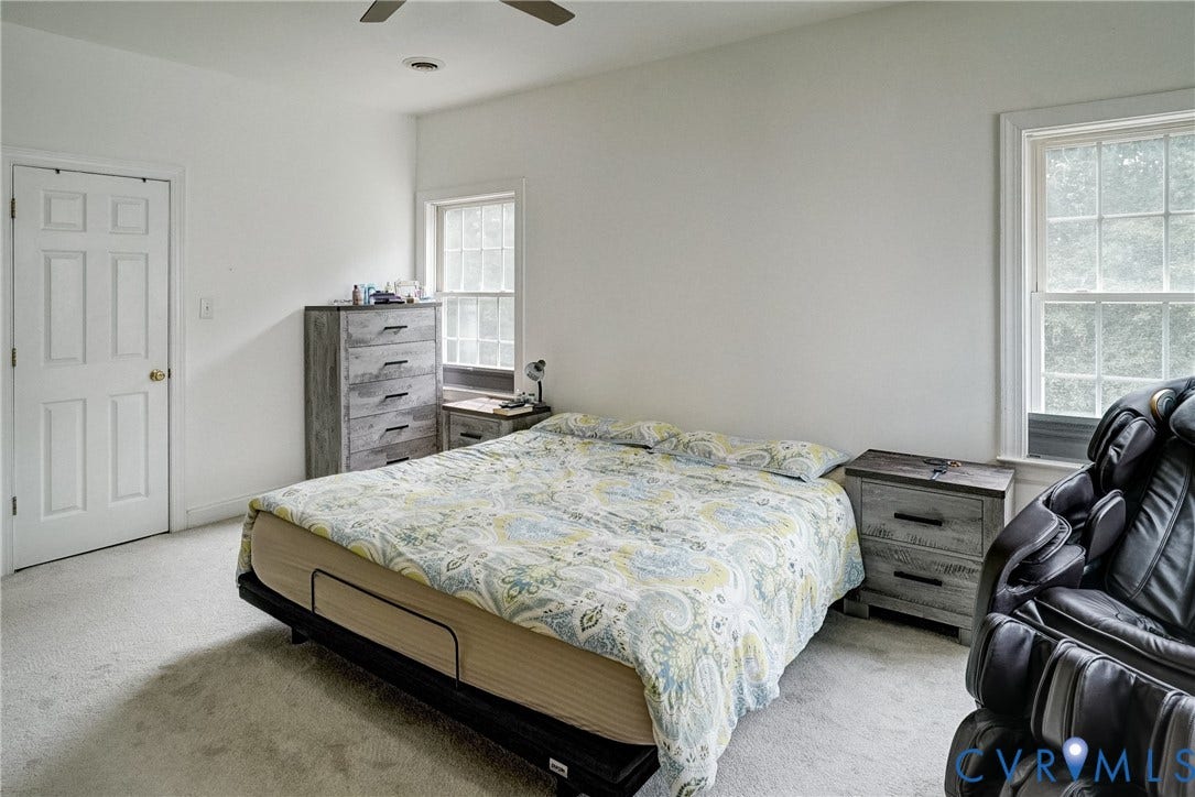 8805 Eli Place, Kings Forest, Glen Allen, VA 23060 Wall-to-wall carpeting and white walls