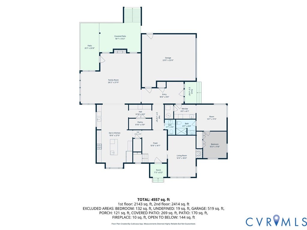 404 Waveny Road, Westham, Henrico, VA 23229 Floor plan
