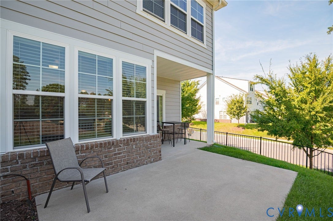 7101 Desert Candle Drive, Moseley, VA 23120 Exterior patio with concrete surface