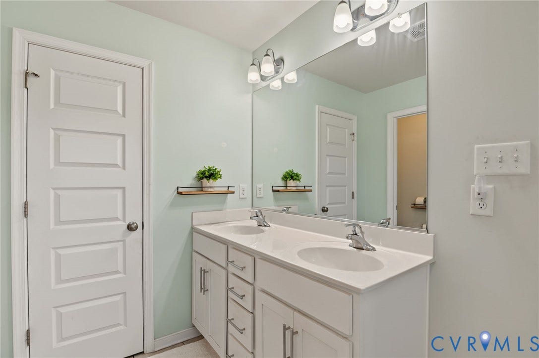 7101 Desert Candle Drive, Moseley, VA 23120 Primary bathroom vanity