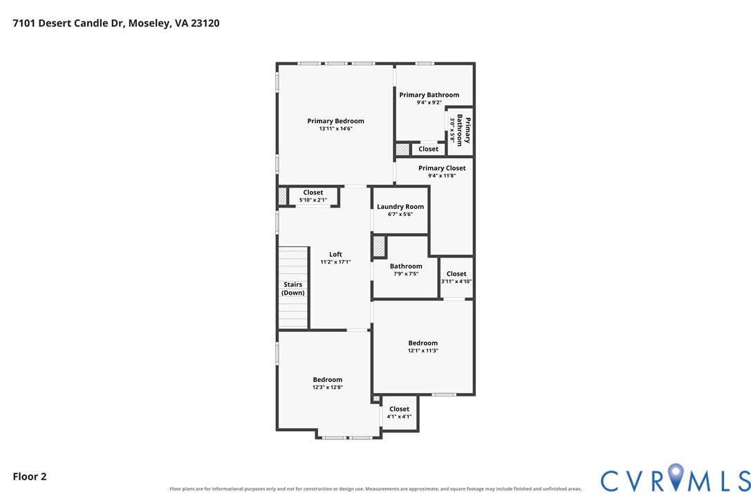 7101 Desert Candle Drive, Moseley, VA 23120 Floor plan