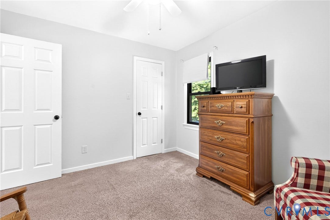 Bedroom 3 - View 1 - Has a ceiling fan