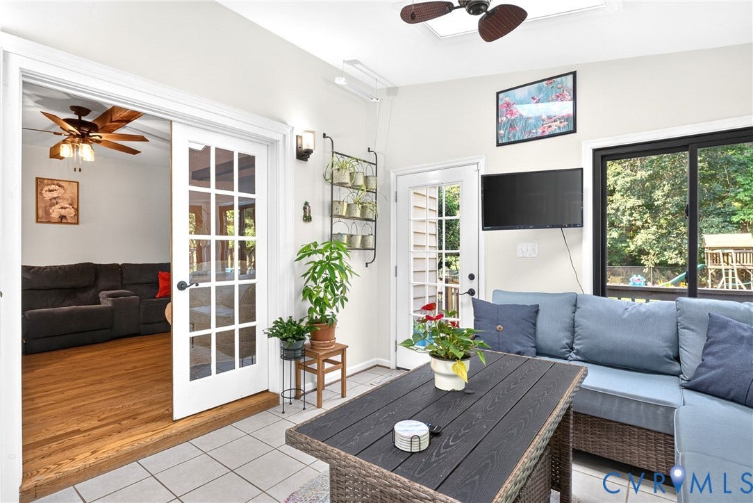 View 3 - French Doors to the Family Room