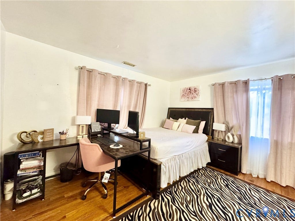 Hardwood flooring throughout