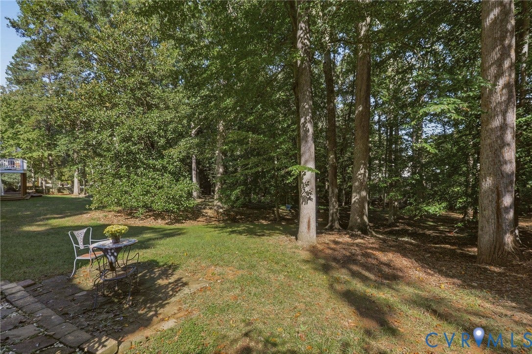 Property edges the creek which flows into Swift Creek Reservoir