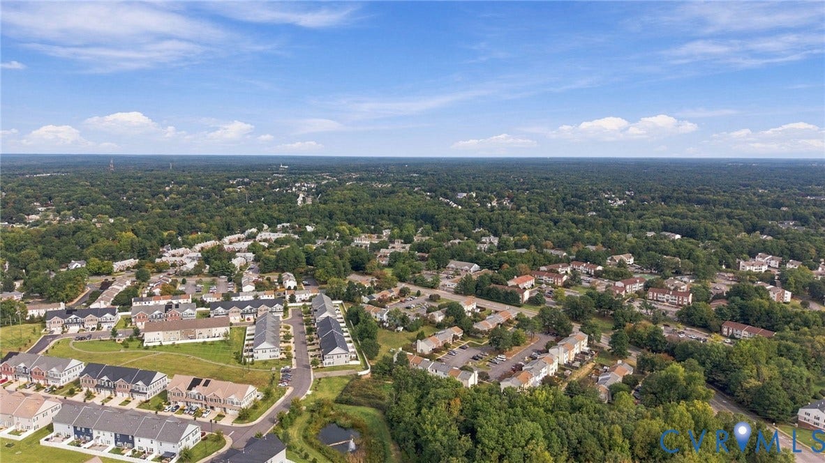 8434 Shannon Green Court, Henrico, VA 23228 Expansive residential area with numerous detached and attached homes