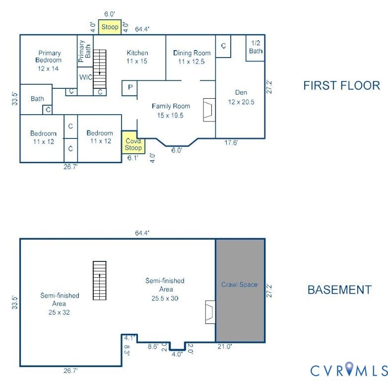 5004 Riverside Drive, Westover Hills, Richmond, VA 23225 Floor Plan
