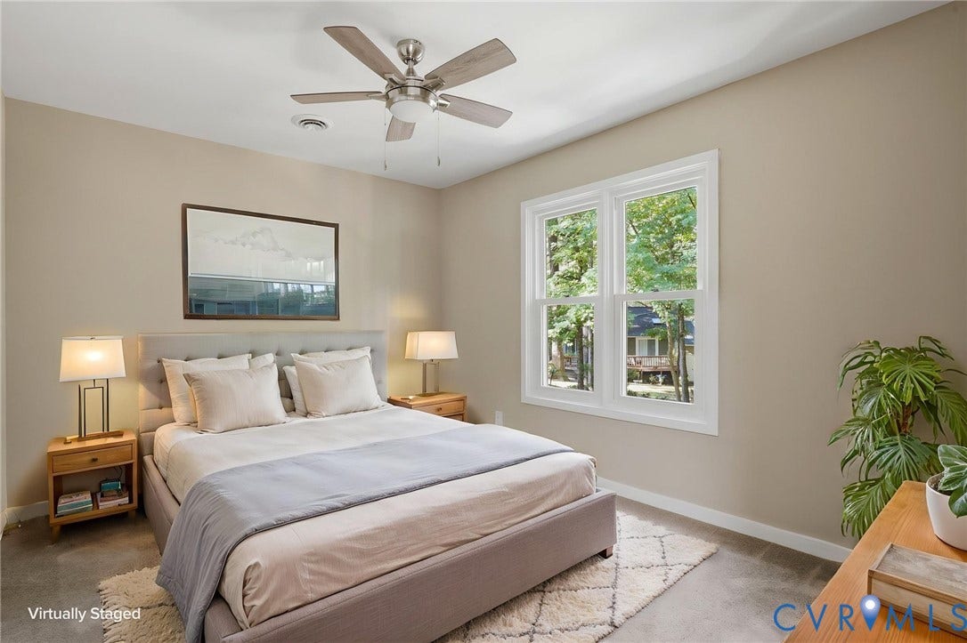 1000 Mansfield Crossing Road, Mansfield Crossing, North Chesterfield, VA 23236 Bedroom 2 virtually staged