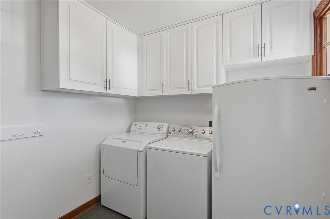 527 Greene Ridge Road, Whitehall, Henrico, VA 23229 1st floor laundry