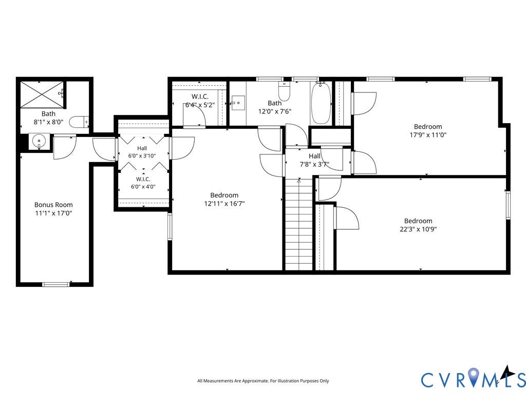 2500 Fox Harbor Court, Bon Air, North Chesterfield, VA 23235 **All room measurements are appx and should be verified. Official Appraiser floor plan in attachments.