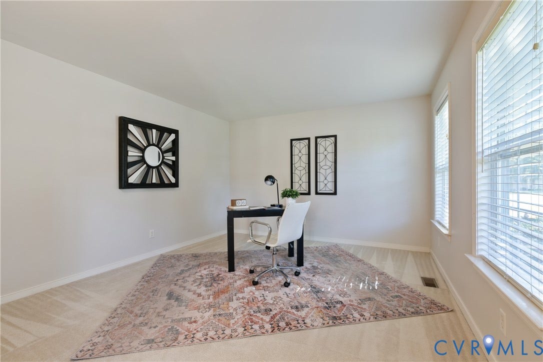 Front right room off entry that can be used as a flex space