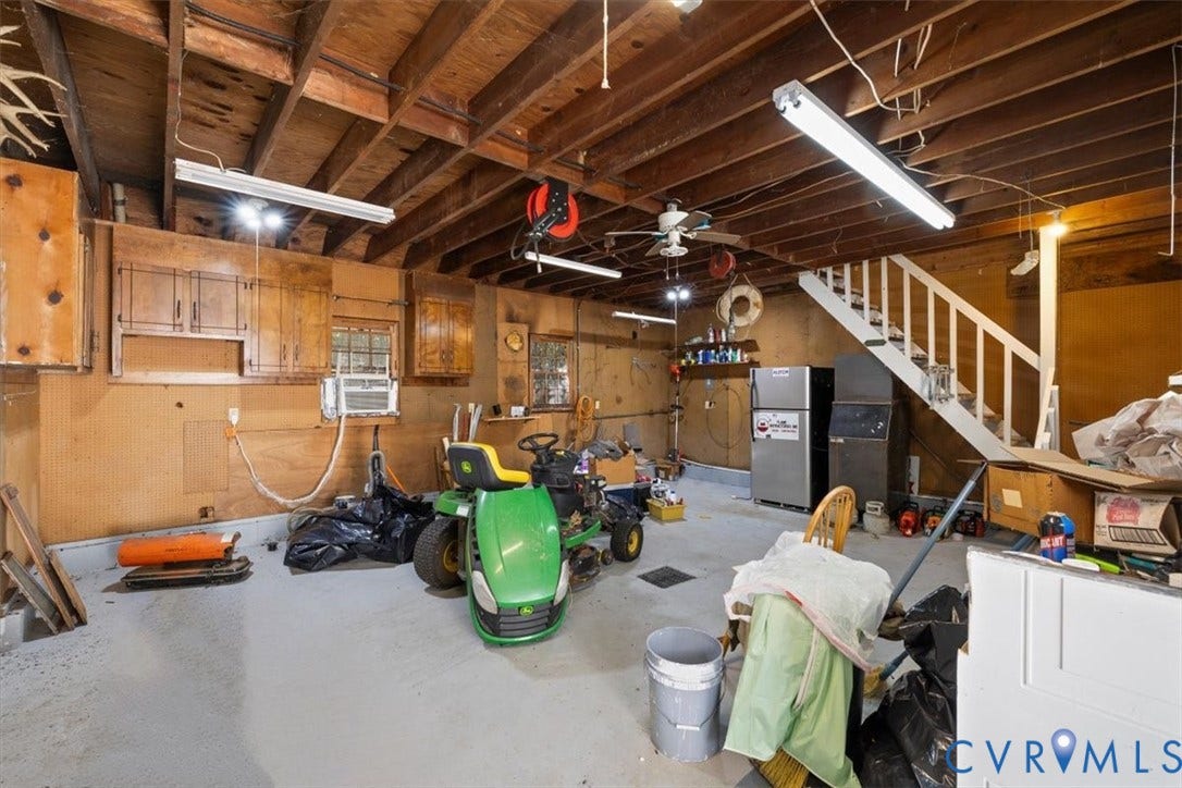 Garage/ man cave with full kitchen