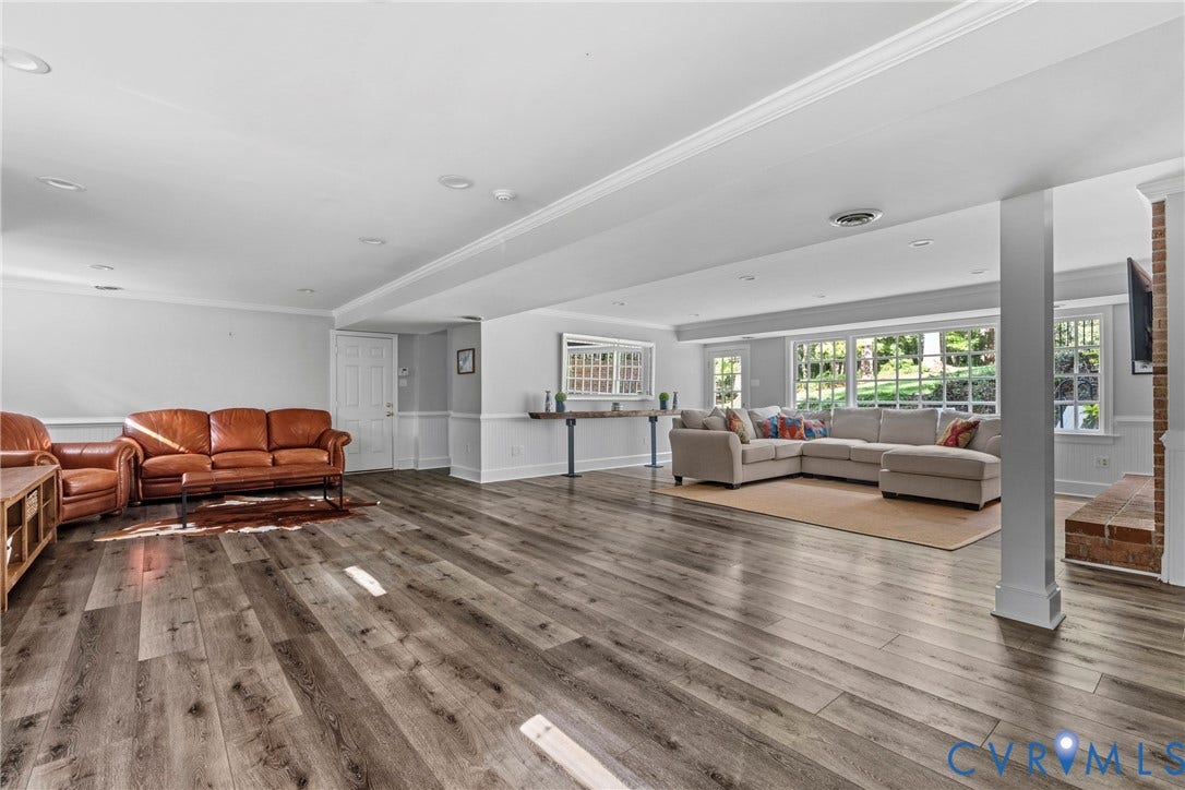 Finished basement