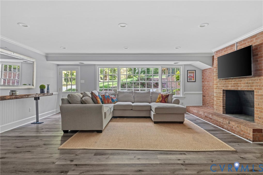 Finished basement