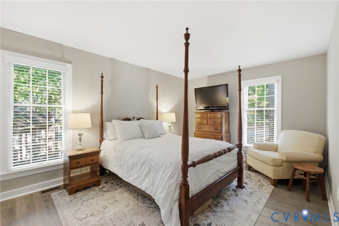 5054 Oakforest Drive, Chesterfield, VA 23832 Spacious first-floor primary bedroom designed for convenience