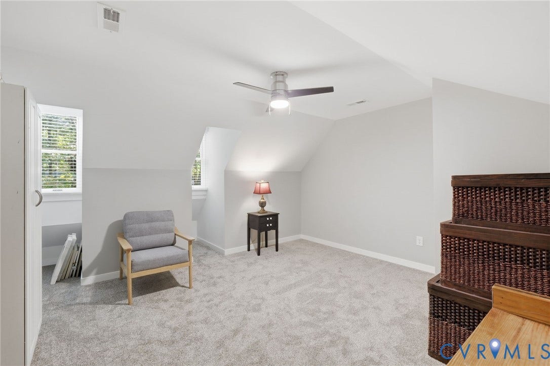 5054 Oakforest Drive, Chesterfield, VA 23832 Versatile upper-level bedroom suited to guests, hobbies, or a home office