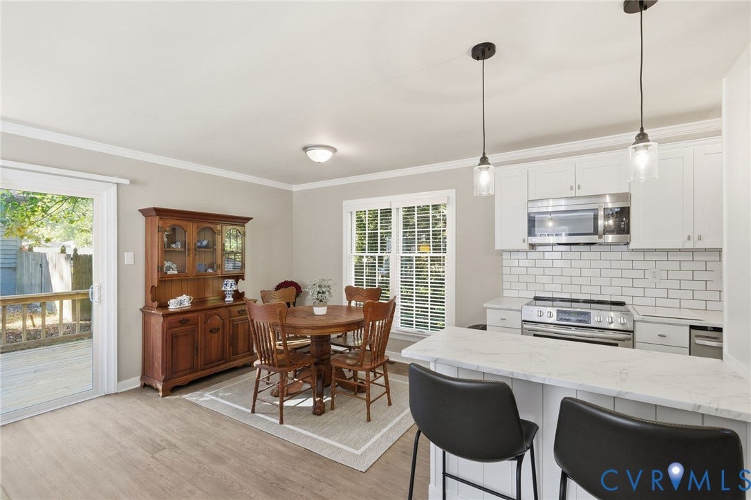 5054 Oakforest Drive, Chesterfield, VA 23832 Open dining area and breakfast bar