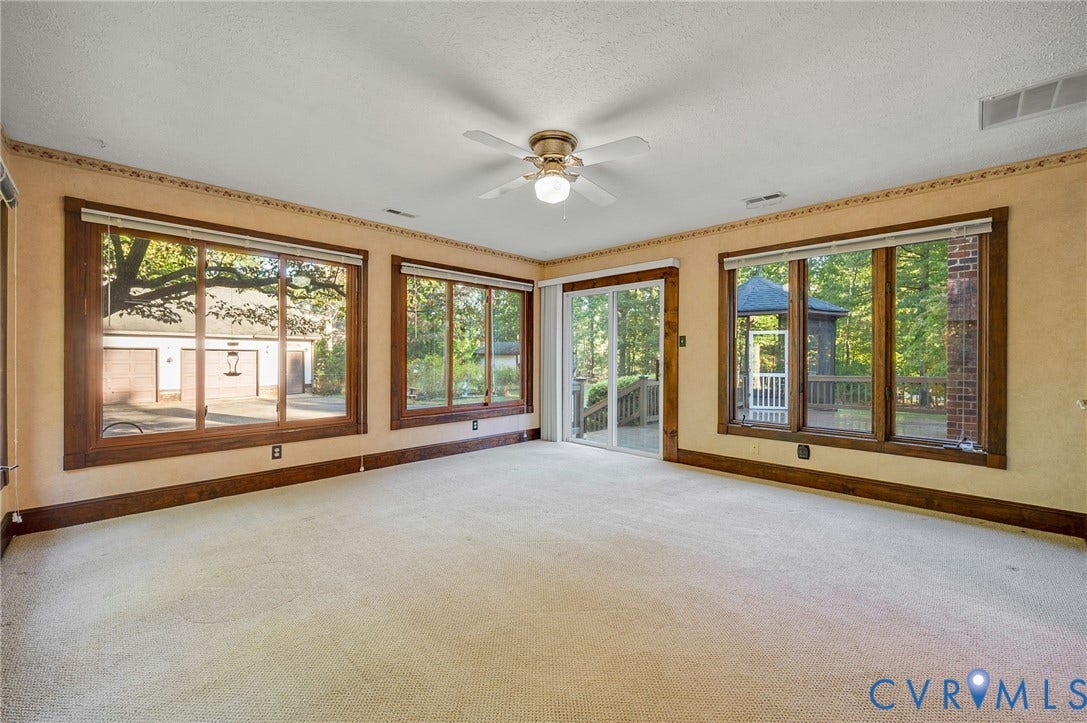 12518 Second Branch Road, Chesterfield, VA 23838 Huge 15x15 sunroom