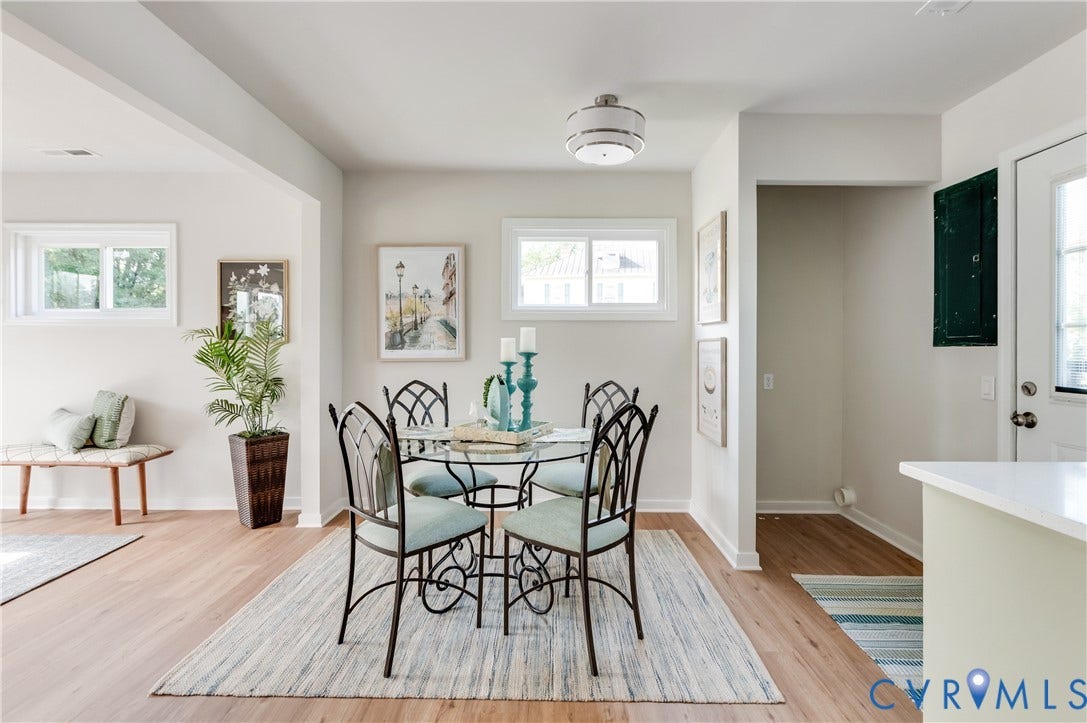 8010 Callison Drive, Glen Allen, VA 23060 Recessed lighting, wood-finish flooring, white trim, and ample natural light