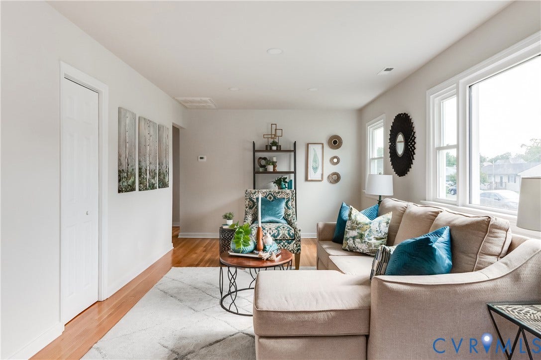 8010 Callison Drive, Glen Allen, VA 23060 Hardwood flooring, recessed lighting, and multiple windows