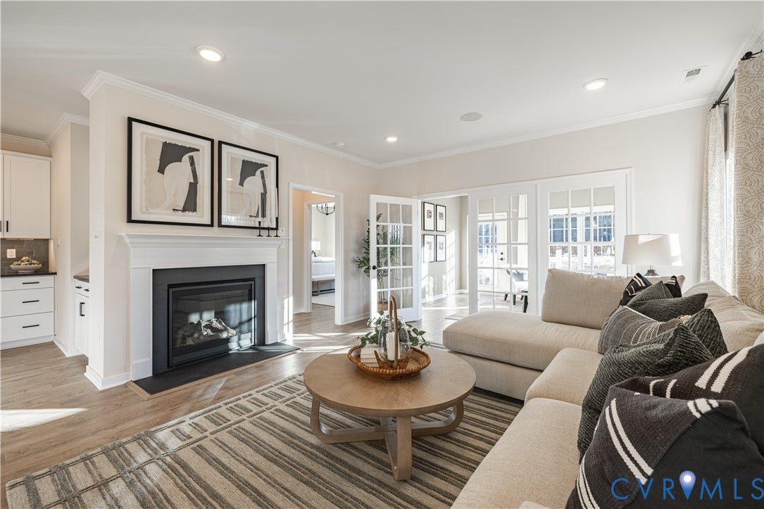 16455 Creekstone Point Avenue, The Villas At Swift Creek, Chesterfield, VA 23120 Photo from Boone Homes Gallery; photo of similar home, not home for sale; upgrades shown