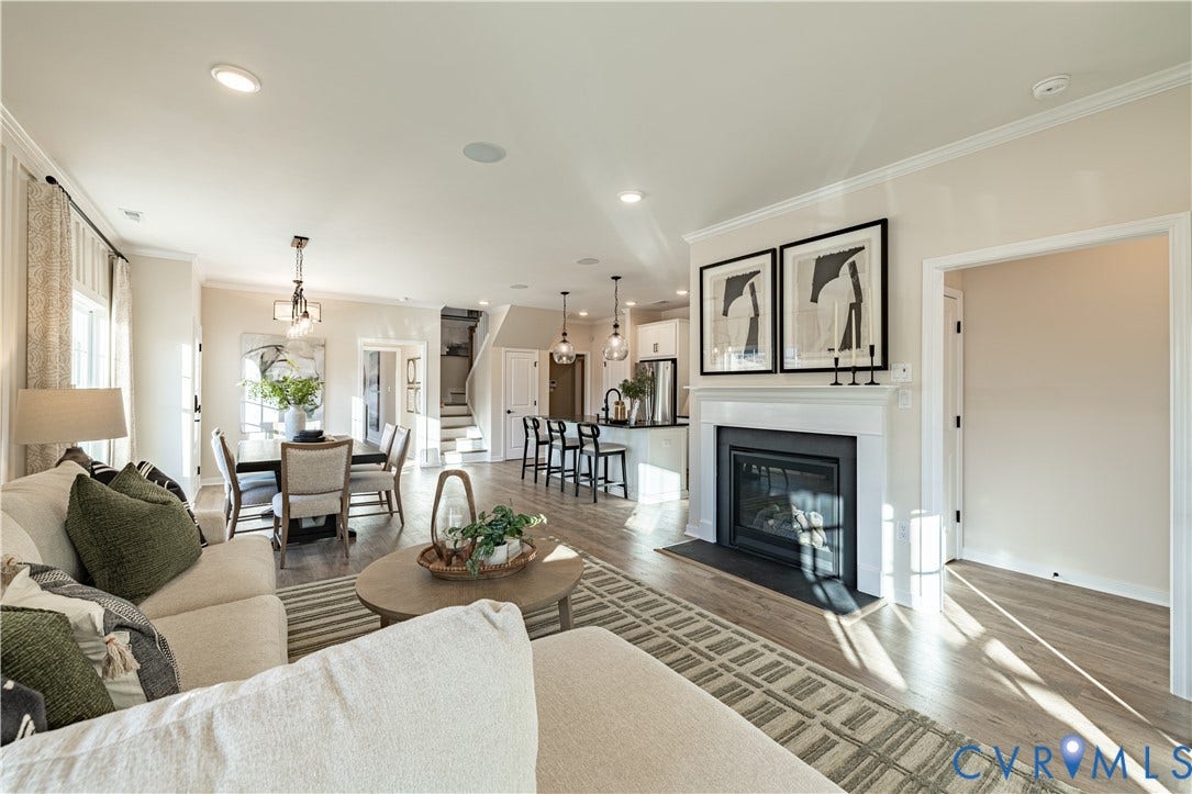 16455 Creekstone Point Avenue, The Villas At Swift Creek, Chesterfield, VA 23120 Photo from Boone Homes Gallery; photo of similar home, not home for sale; upgrades shown