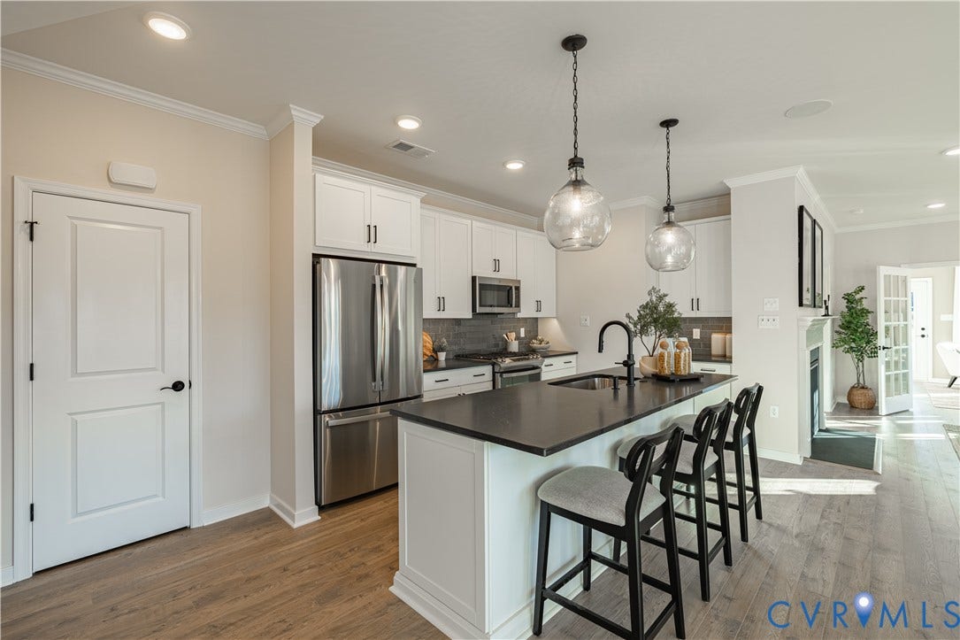 16455 Creekstone Point Avenue, The Villas At Swift Creek, Chesterfield, VA 23120 Photo from Boone Homes Gallery; photo of similar home, not home for sale; upgrades shown