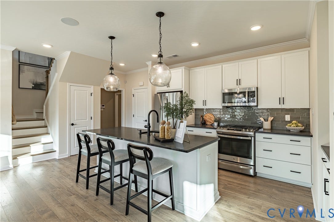 16455 Creekstone Point Avenue, The Villas At Swift Creek, Chesterfield, VA 23120 Photo from Boone Homes Gallery; photo of similar home, not home for sale; upgrades shown