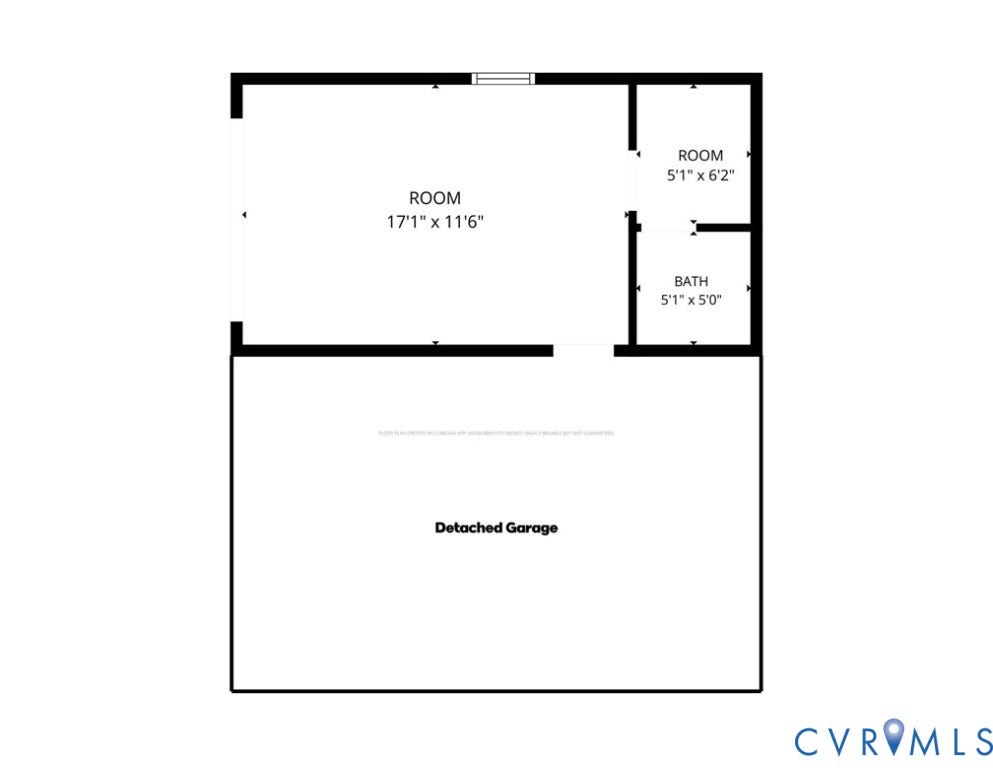 5809 Cold Harbor Road, Mechanicsville, VA 23111 Finished space on detached garage