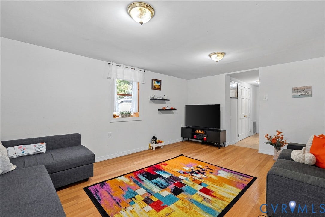5809 Cold Harbor Road, Mechanicsville, VA 23111 Basement apartment, living room