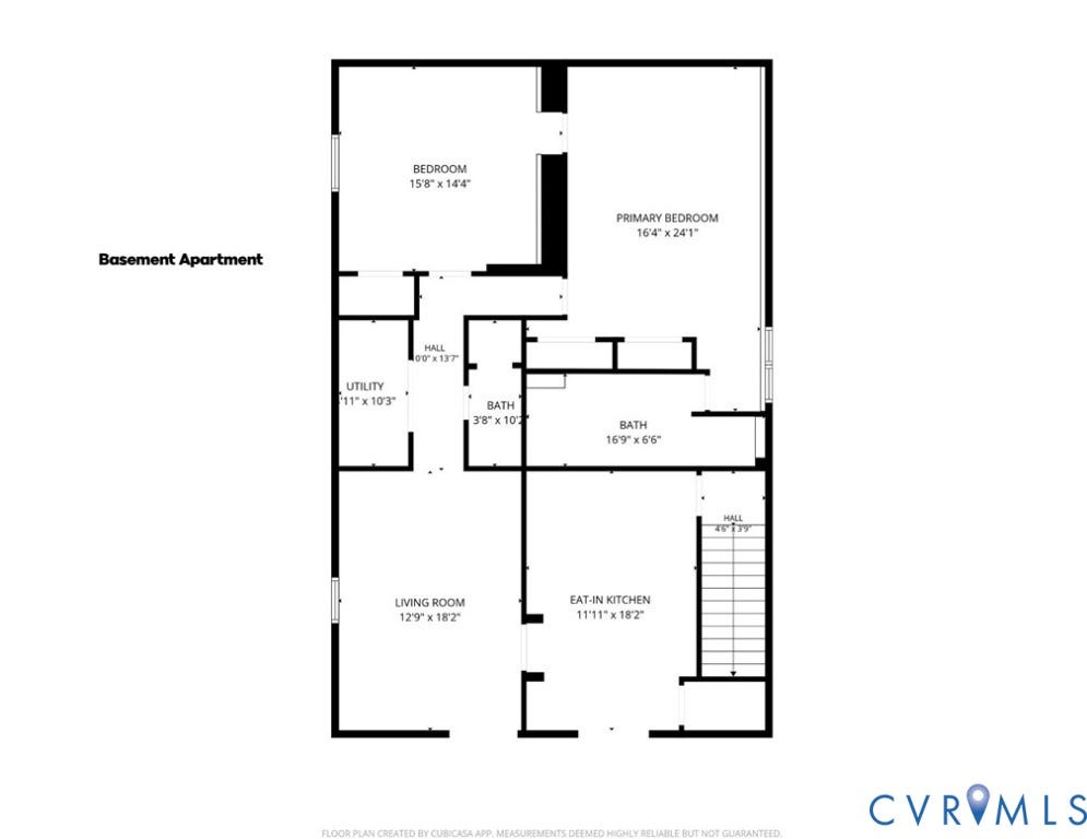 5809 Cold Harbor Road, Mechanicsville, VA 23111 Basement Apartment