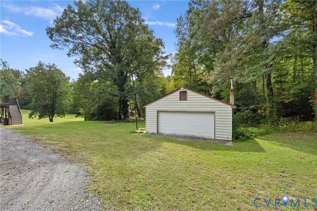 5809 Cold Harbor Road, Mechanicsville, VA 23111 Finished room and half bath at rear of garage