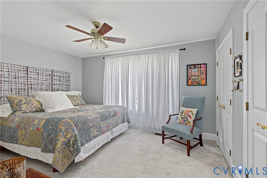3131 Stony Point Road, #B, Richmond, VA 23235 Recessed window with full-length drapery