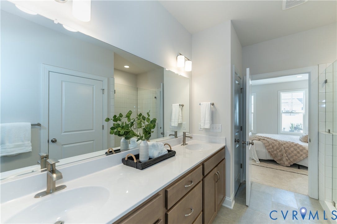 Photos of a similar home in the community. Optional features and finished may be demonstrated.