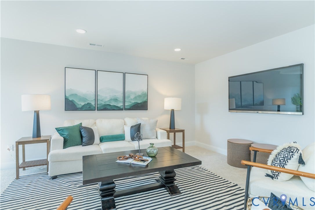 Photos of a similar home in the community. Optional features and finished may be demonstrated.