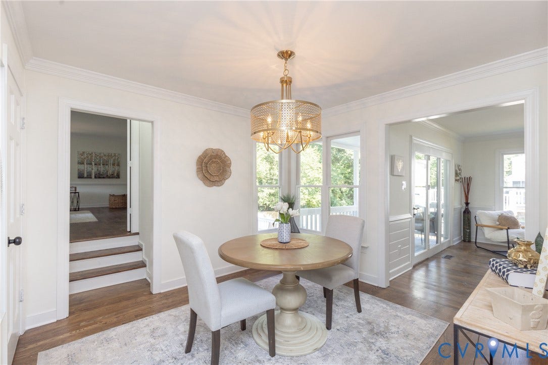 Hardwood-style flooring throughout