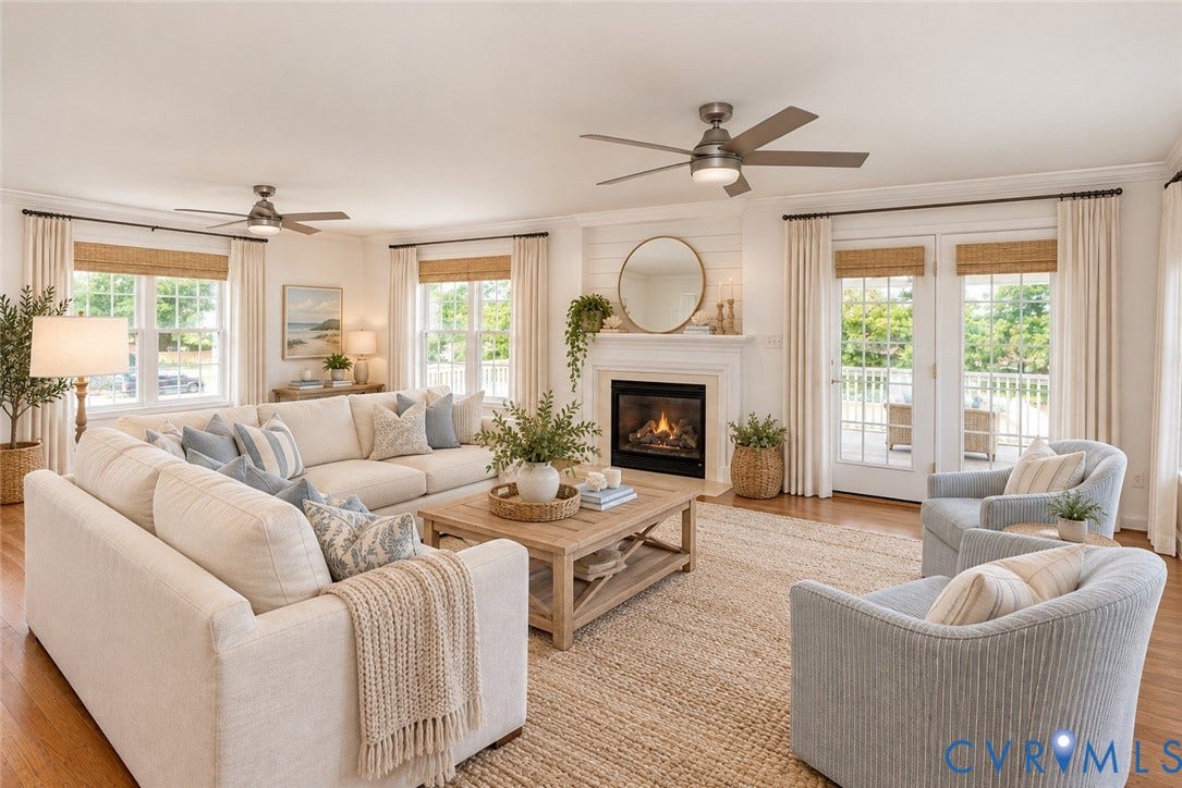 17 Freeman Drive, Freeman Gardens, Poquoson, VA 23662 VIRTUALLY STAGED FOR INSPIRATION PURPOSES