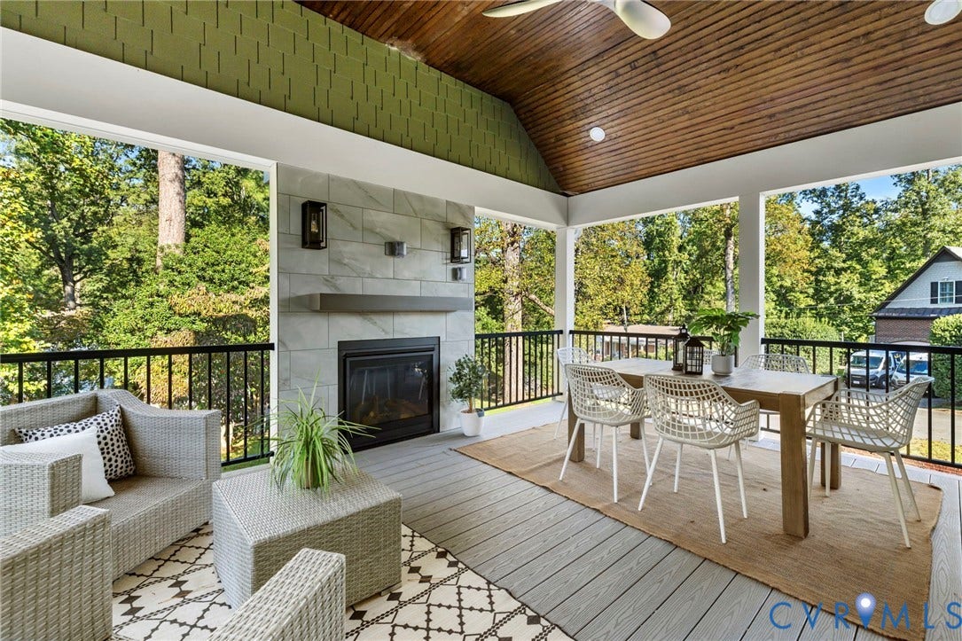 812 Hepler Road, Westham, Henrico, VA 23229 Covered Porch