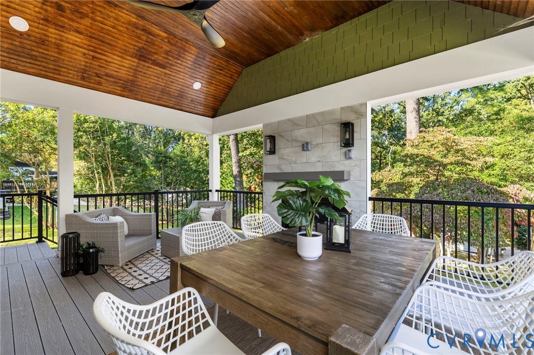 812 Hepler Road, Westham, Henrico, VA 23229 Covered Porch