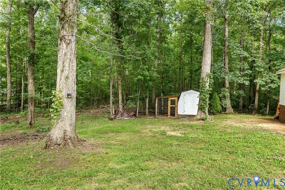 Shed with chicken coop