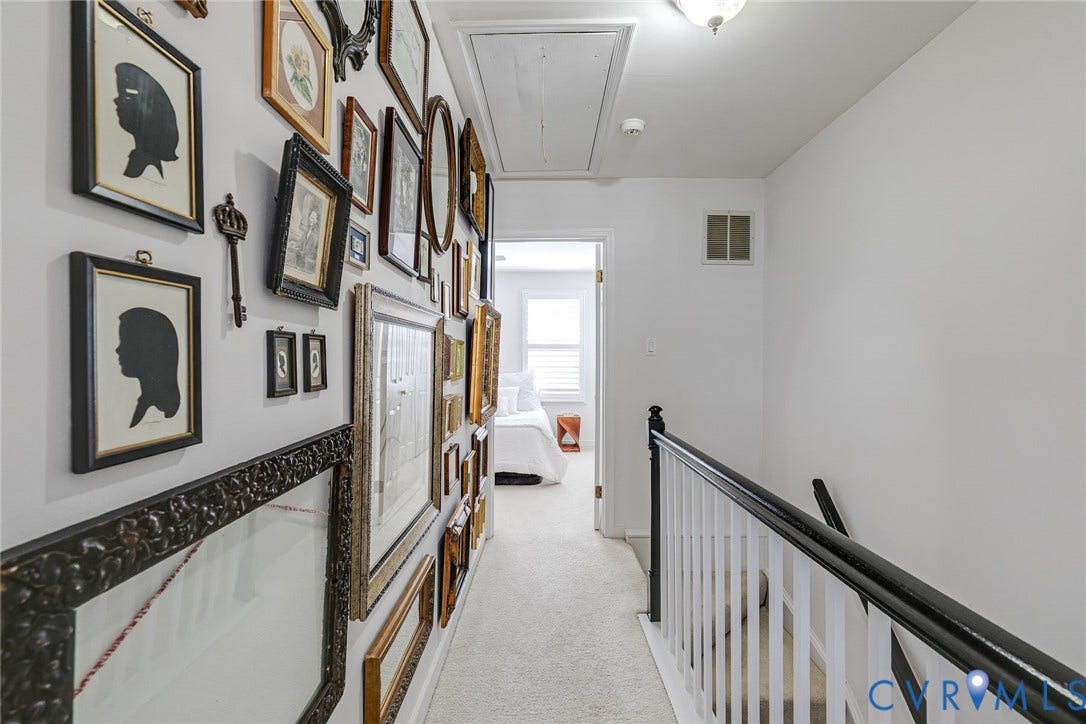 Gallery wall looking towards guest room