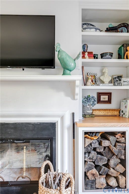 Custom bookcases with woodbox