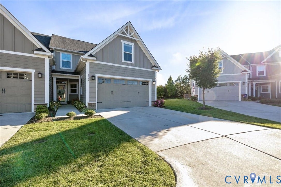 9129 Spring Green Loop, Mechanicsville, VA 23116 End Unit townhome. HOA takes care of yardwork!