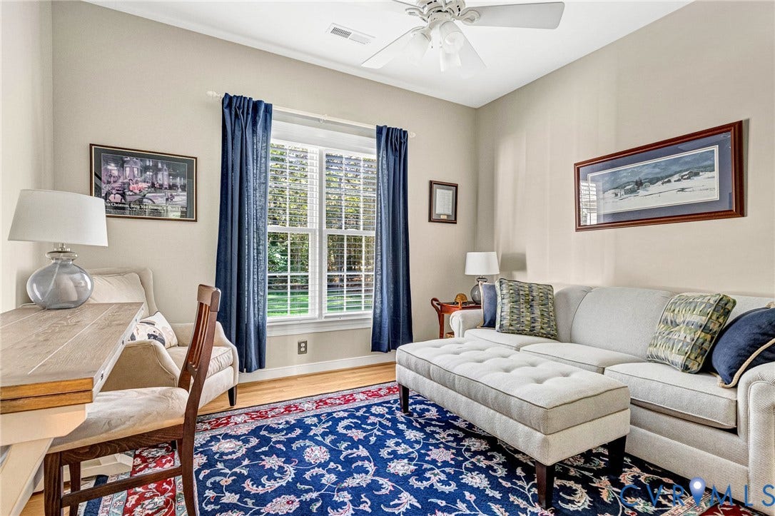 360 Laurel Drive, Aylett, VA 23009 Recessed lighting, ceiling fan, and wood-finish flooring