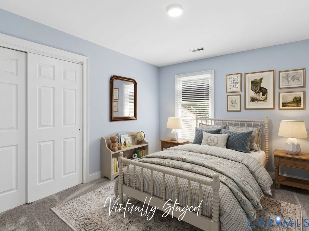 Bedroom Virtually Staged
