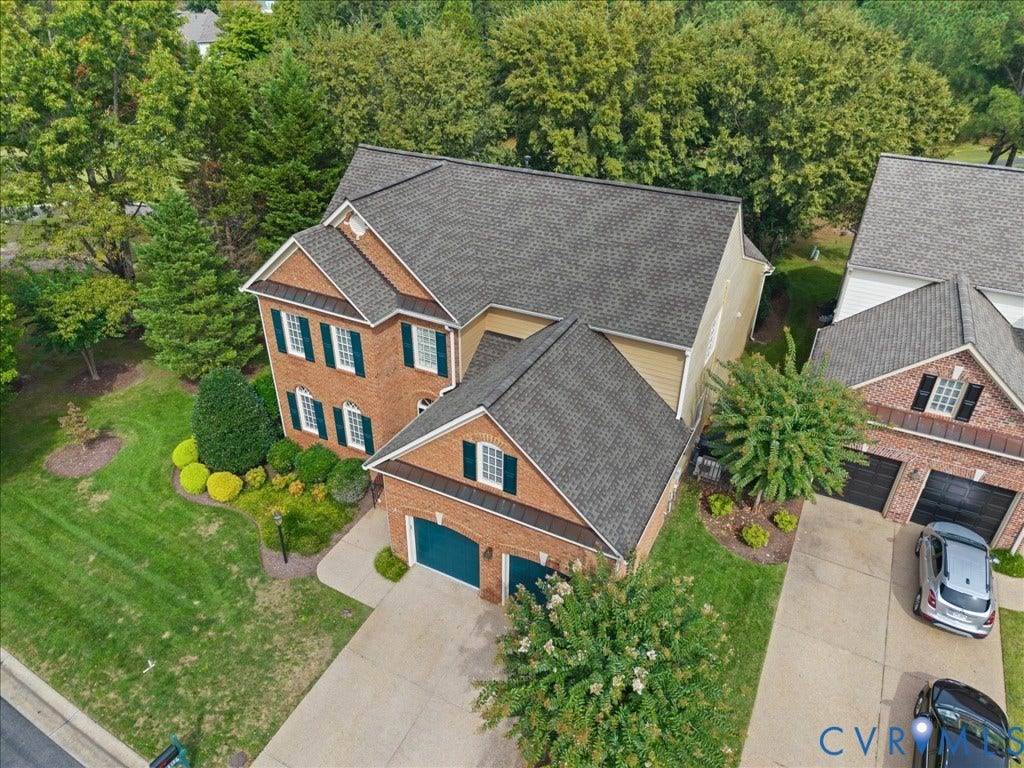 12126 Club Commons Drive, Club Commons, Glen Allen, VA 23059 Brick exterior with a two-car garage