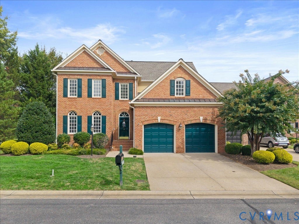 12126 Club Commons Drive, Club Commons, Glen Allen, VA 23059 Brick exterior with gabled roof lines